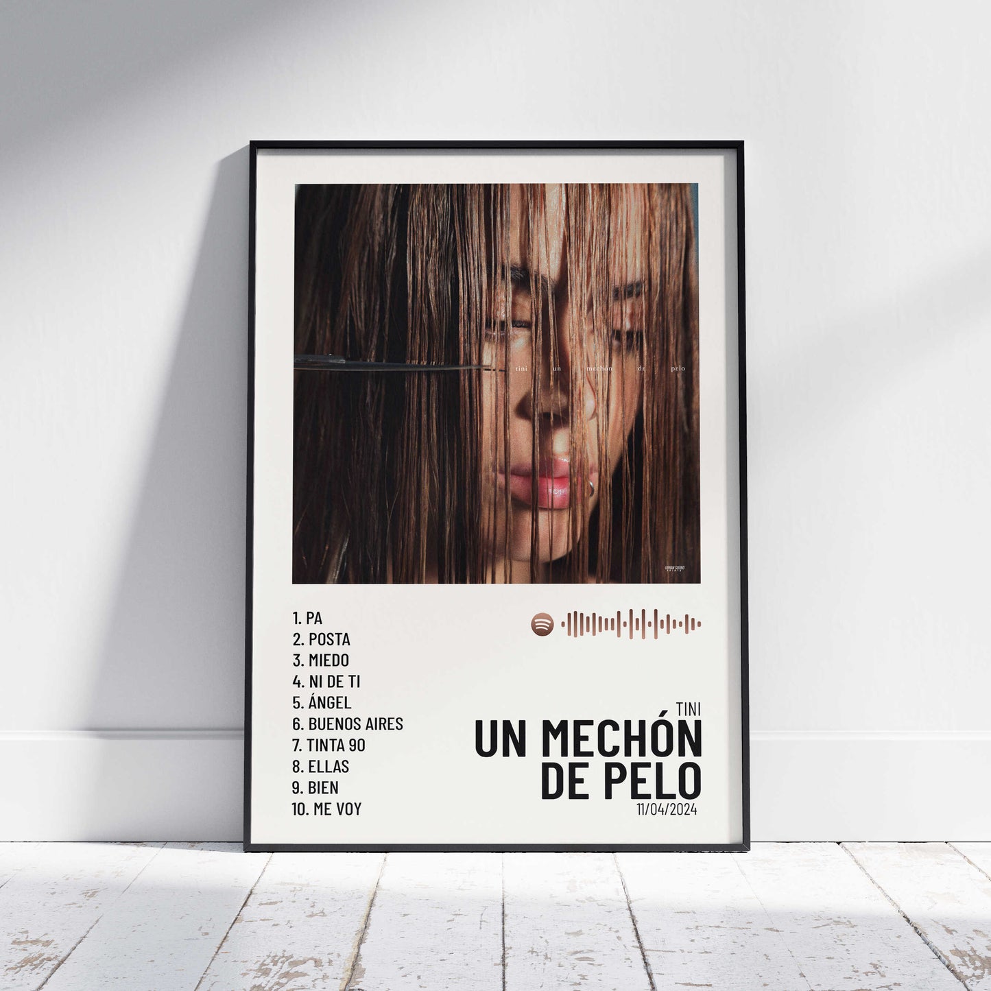 un mechón de pelo