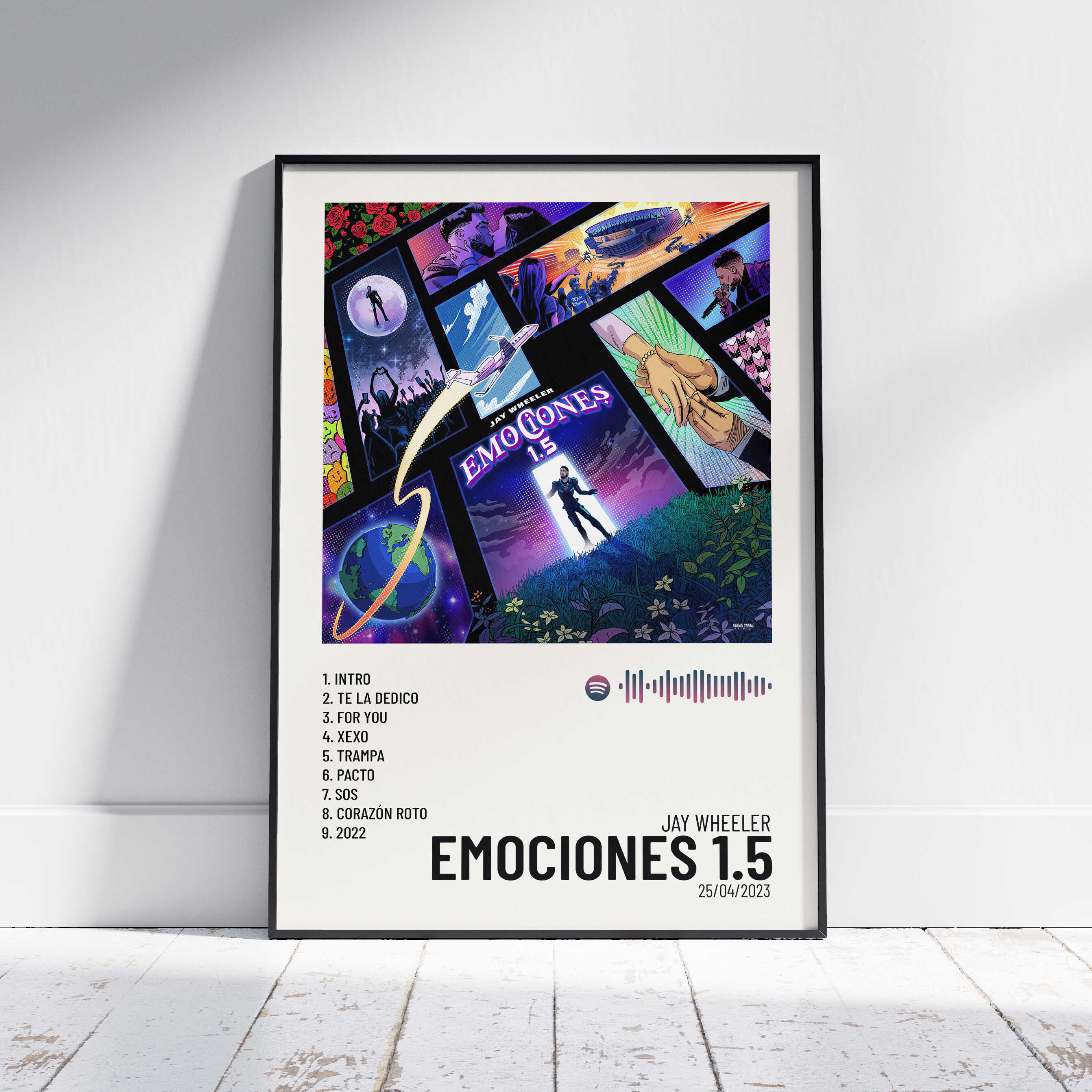 Emociones 1.5 - Poster digital Jay Wheeler – Urban Sound Prints