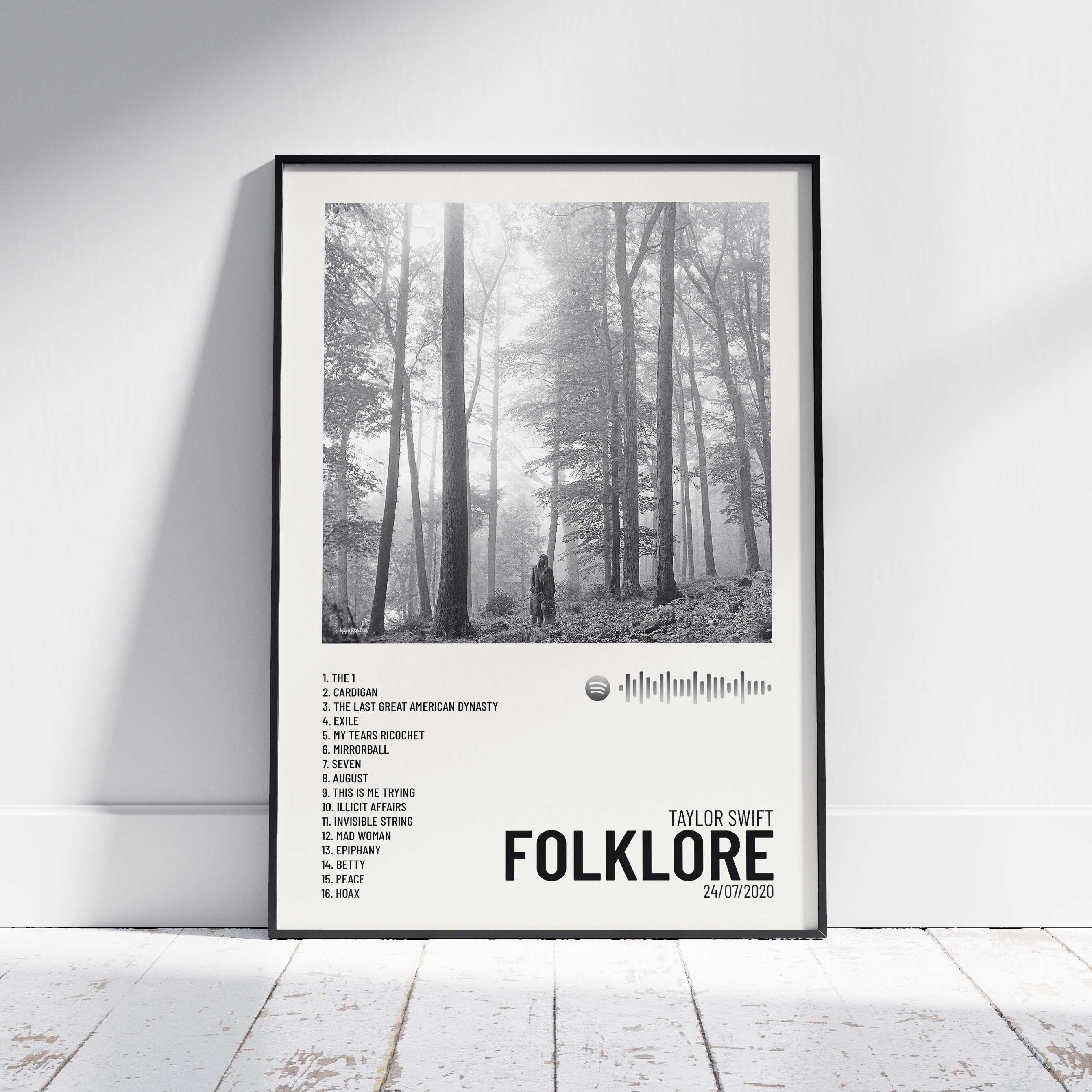 Folklore Poster Digital Taylor Swift Urban Sound Prints Folklore Poster Digital Taylor Swift Urban Sound Prints