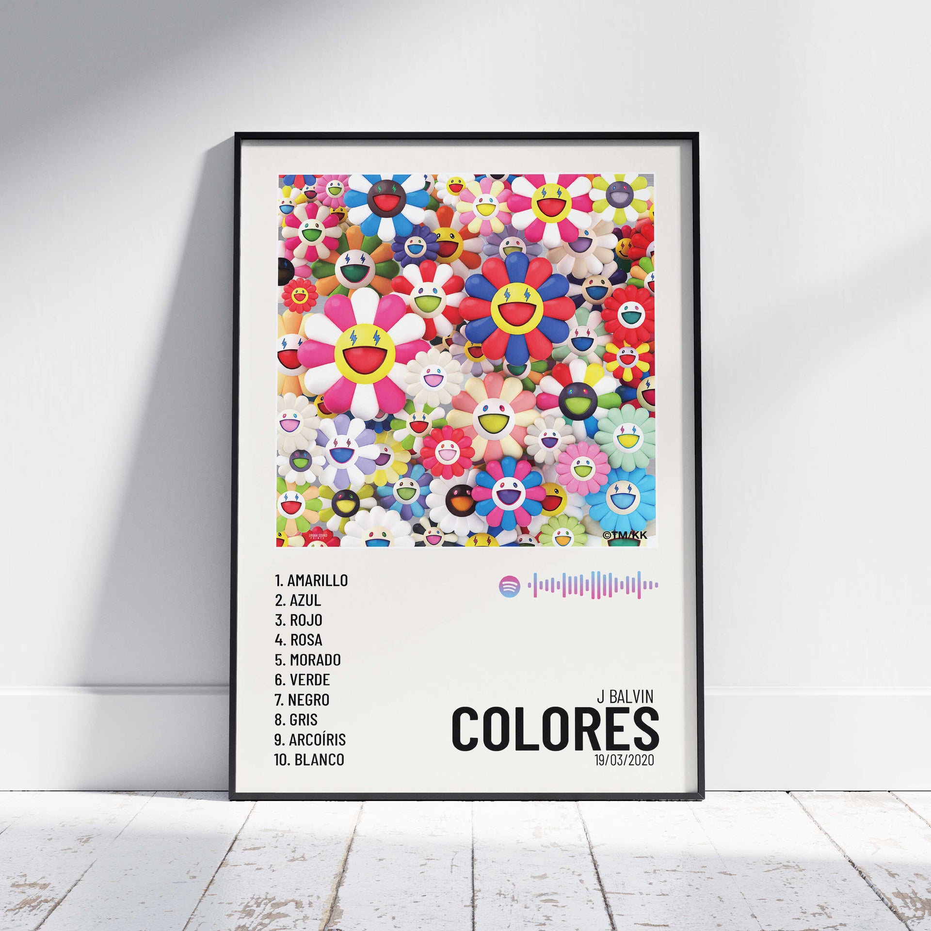 Colores Poster digital J Balvin – Urban Sound Prints