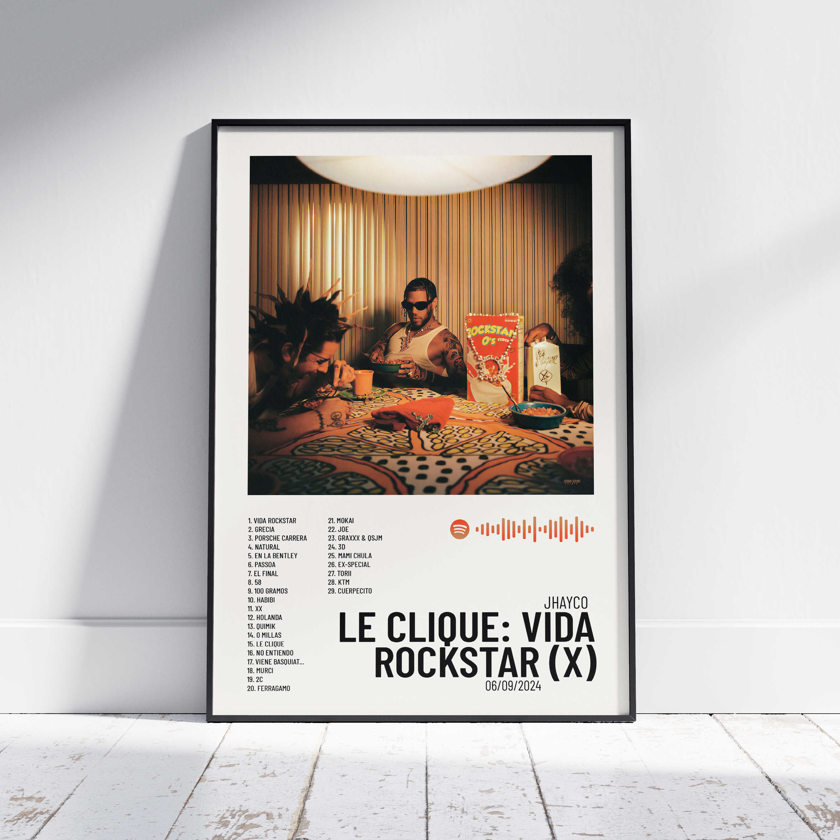Le Clique: Vida Rockstar (X) - Poster digital JHAYCO – Urban Sound Prints