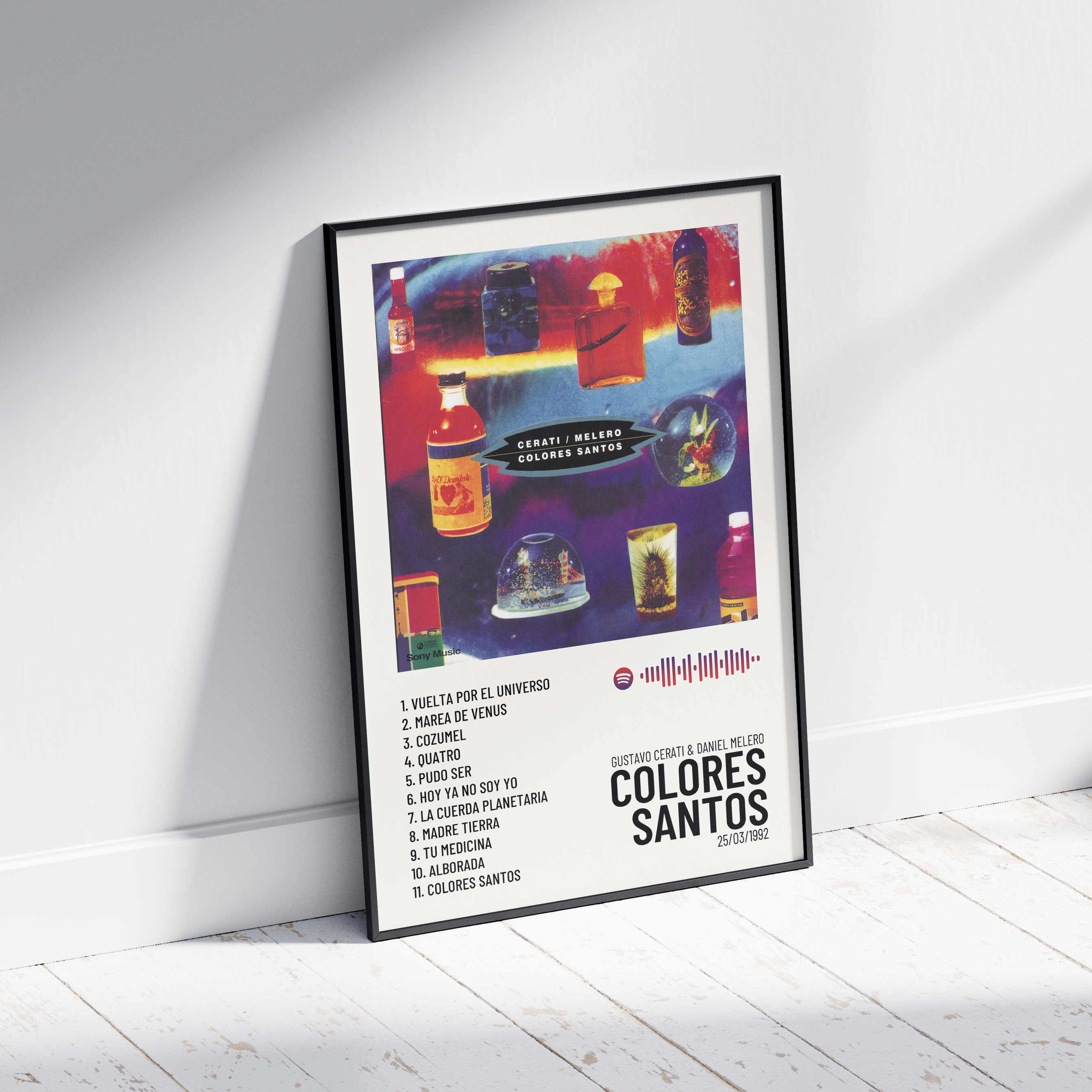 Colores Santos - Poster digital álbum Gustavo Cerati y Daniel Melero ...