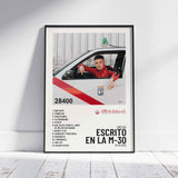 Escrito en la M-30
