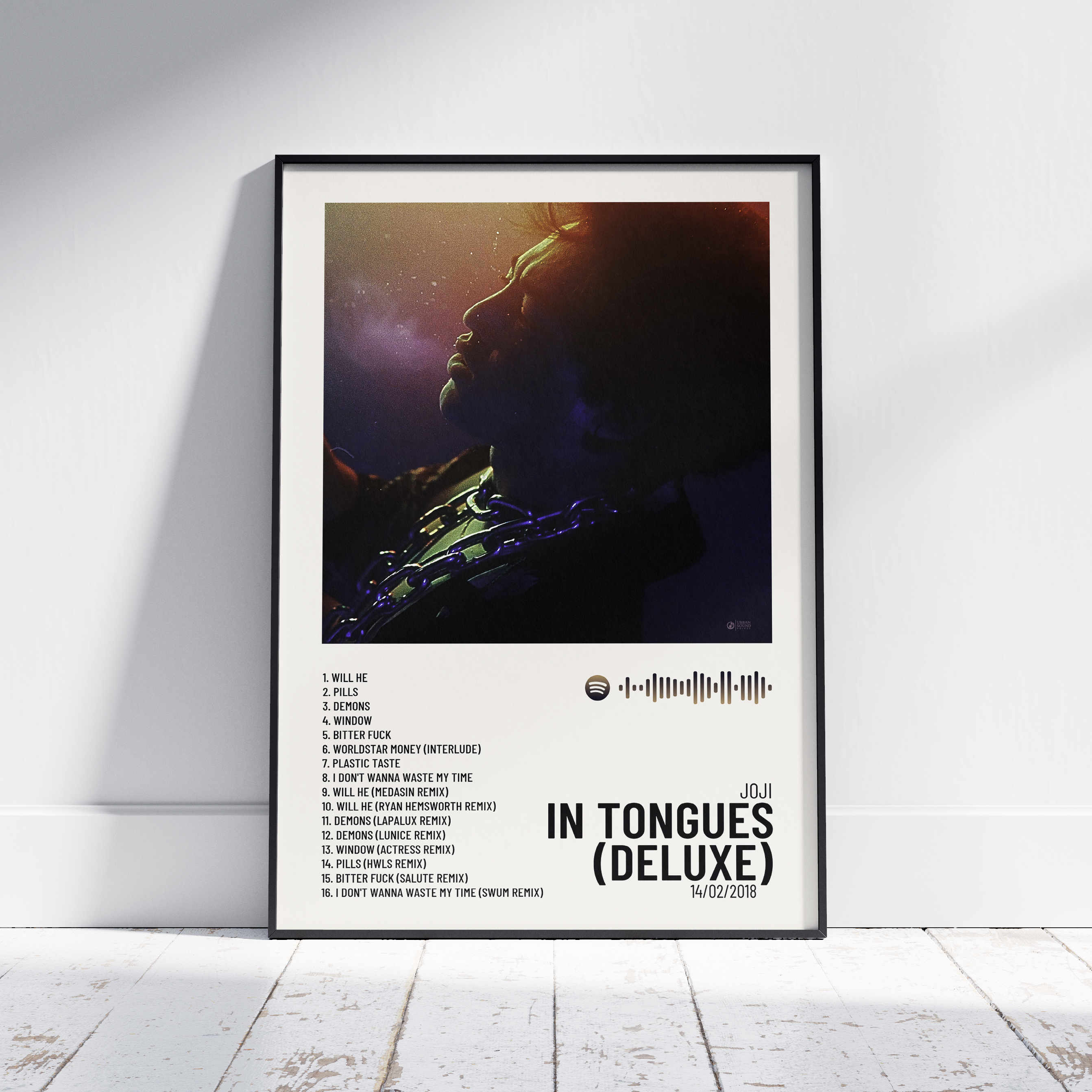 In Tongues Deluxe Poster Digital lbum Joji Urban Sound Prints