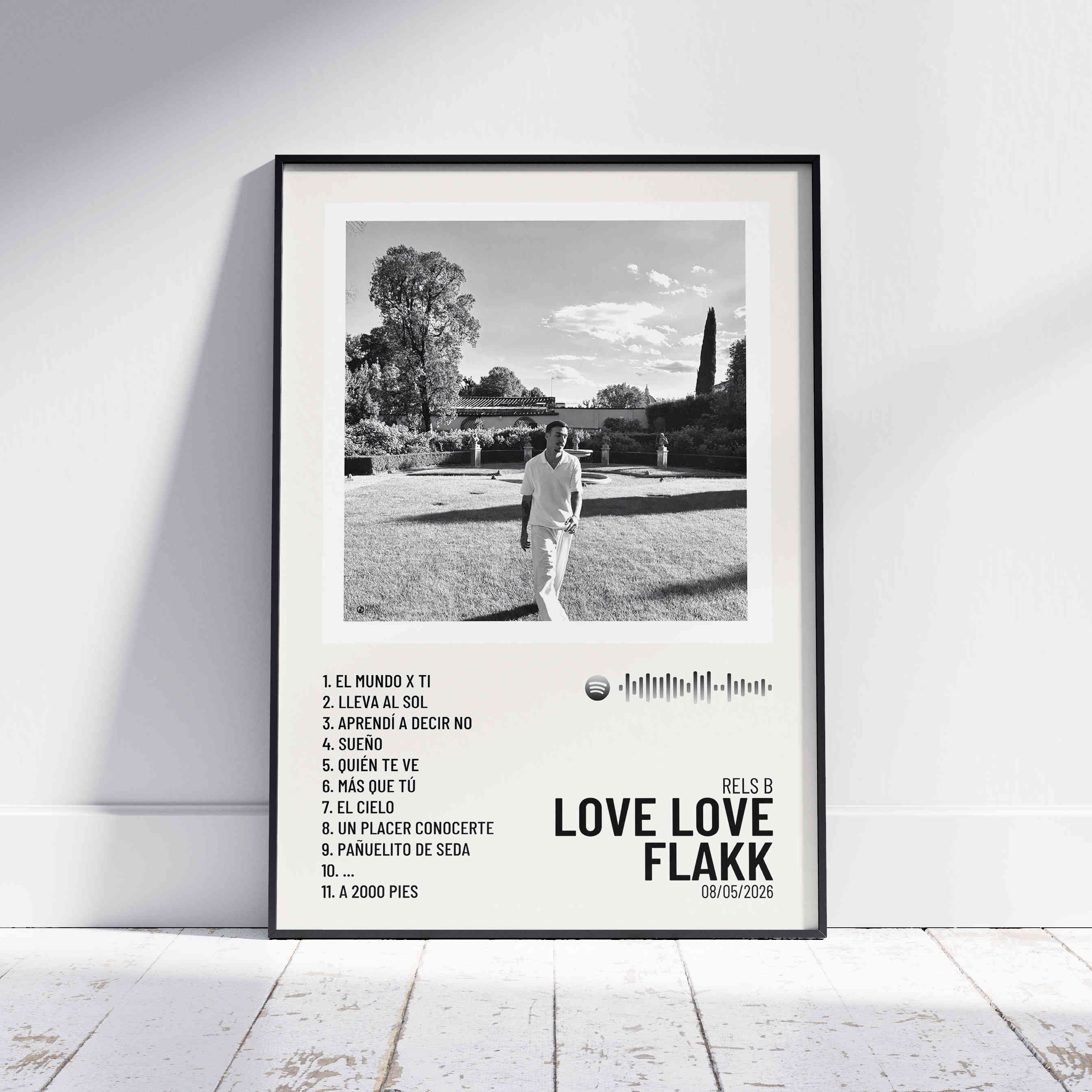 love love FLAKK - Poster digital álbum Rels B – Urban Sound Prints