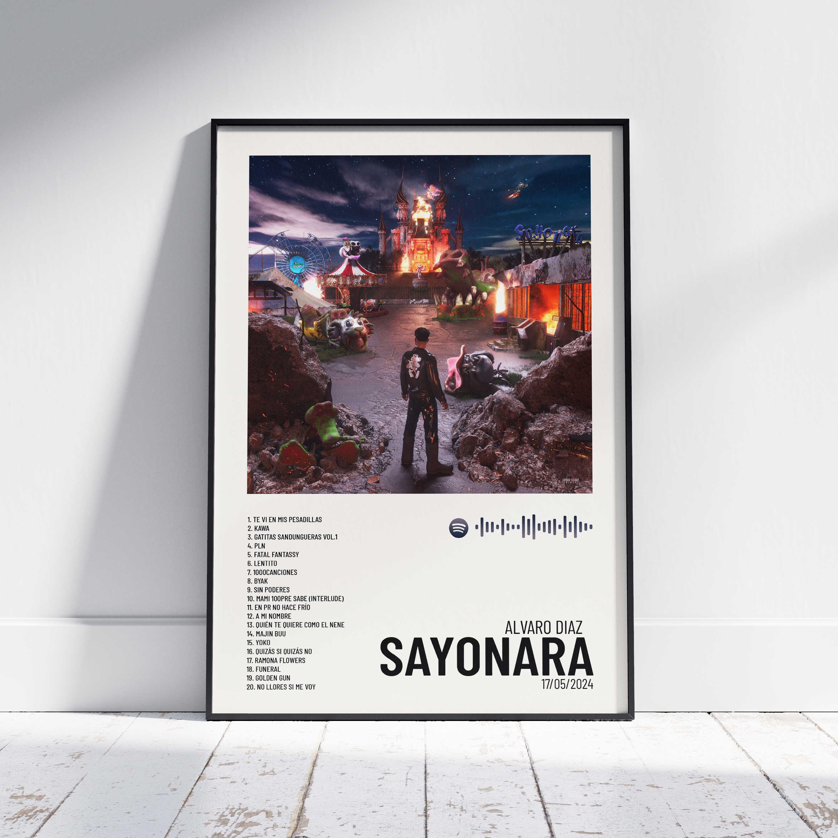 SAYONARA Poster Digital Alvaro Diaz Urban Sound Prints sayonara-poster-digital-alvaro-diaz-urban-sound-prints