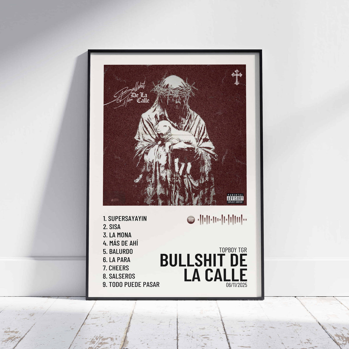 BULLSHIT DE LA CALLE — Topboy TGR — Maqueta frontal