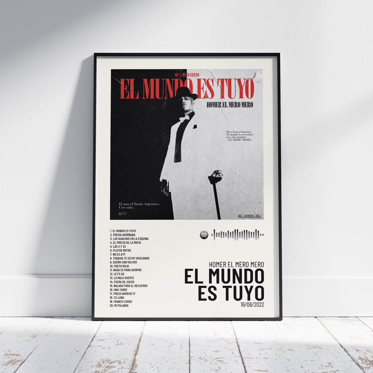 El Mundo Es Tuyo — Homer El Mero Mero — Maqueta frontal
