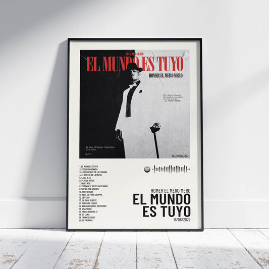 El Mundo Es Tuyo — Homer El Mero Mero — Maqueta frontal