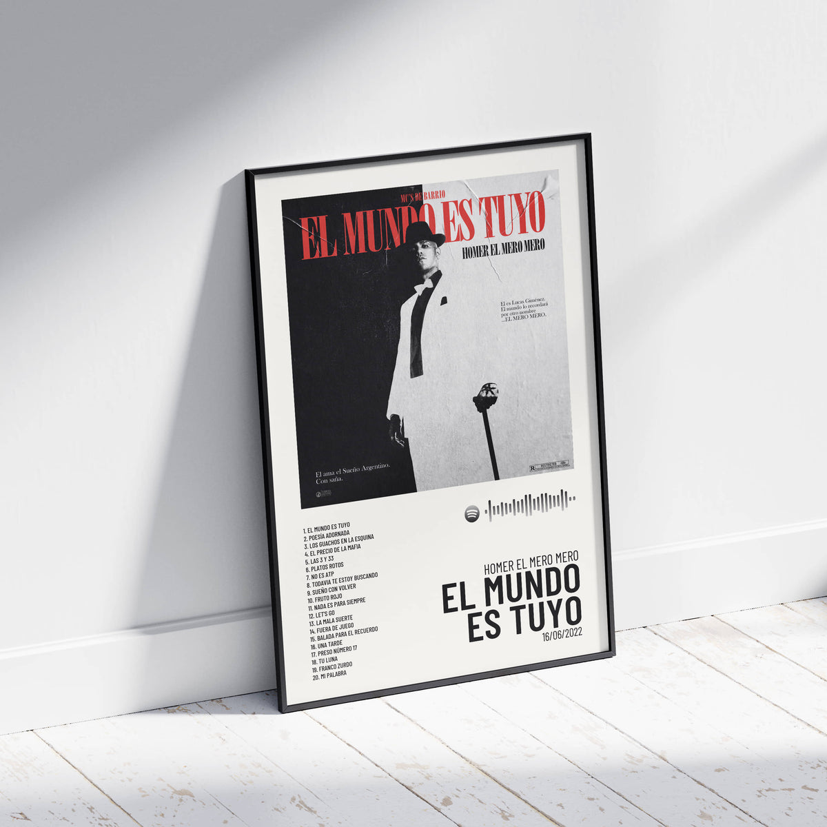 El Mundo Es Tuyo — Homer El Mero Mero — Maqueta lateral