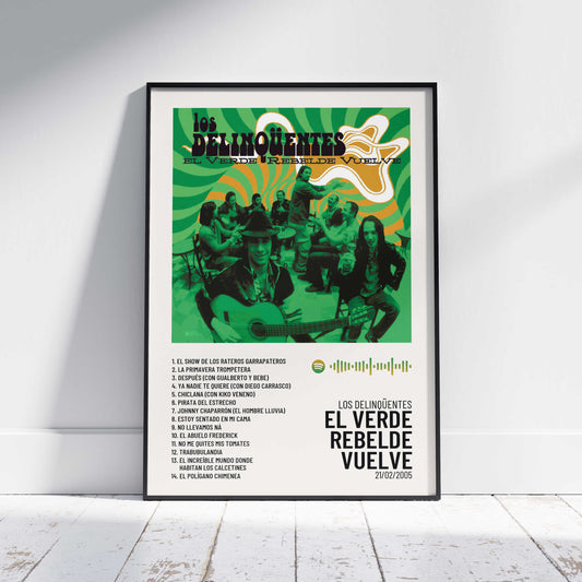 El Verde Rebelde Vuelve — Los Delinqüentes — Maqueta frontal