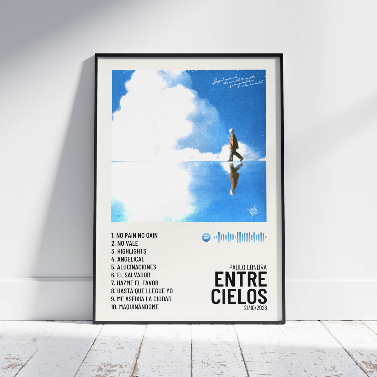 entre CIELOS — Paulo Londra — Maqueta frontal