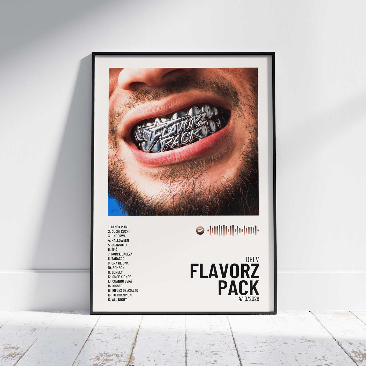 Flavorz Pack — Dei V — Maqueta frontal
