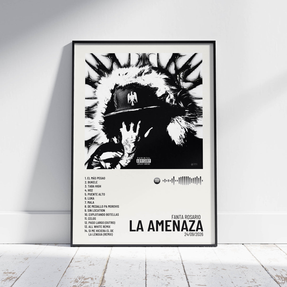 LA AMENAZA — FANTA ROSARIO — Maqueta frontal