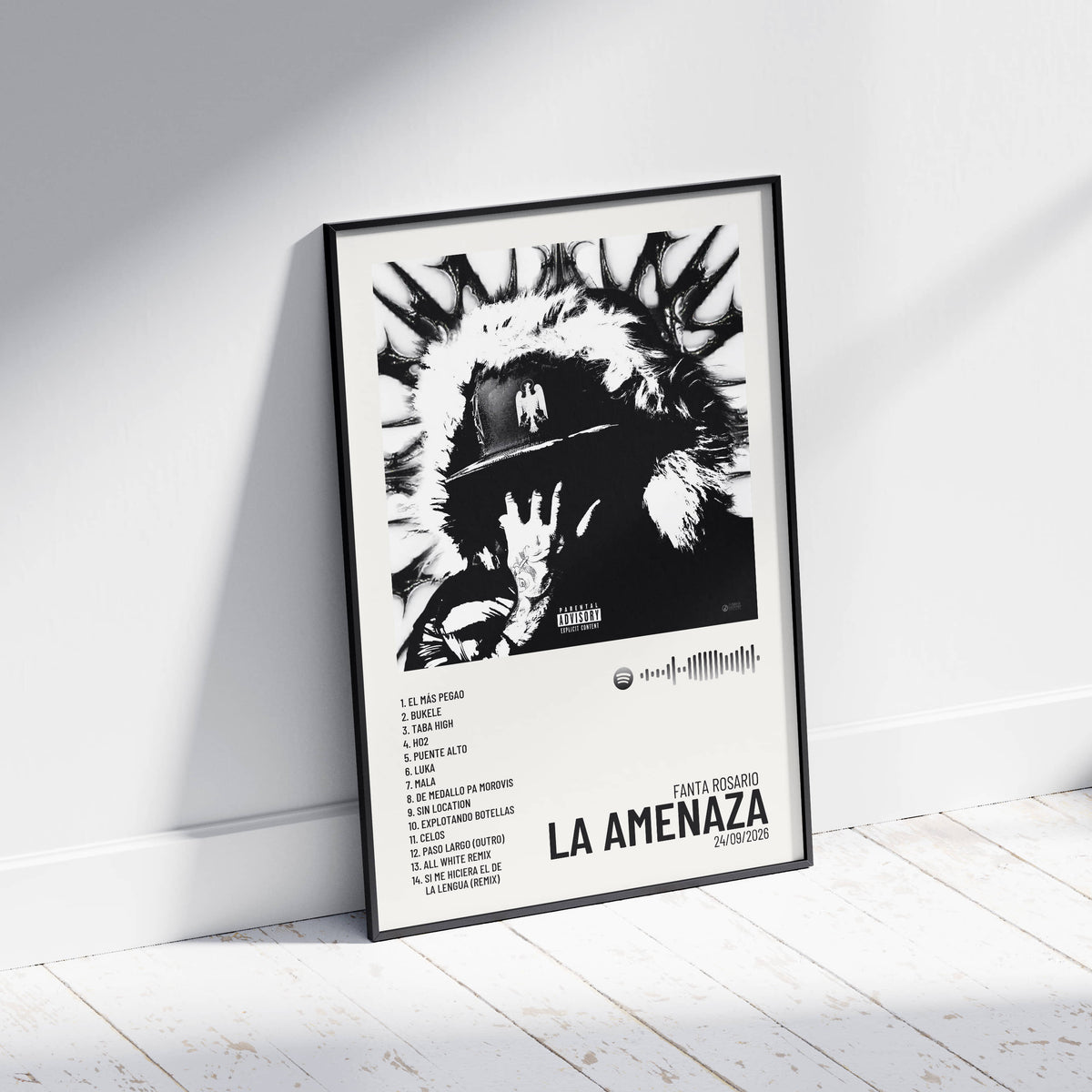 LA AMENAZA — FANTA ROSARIO — Maqueta lateral