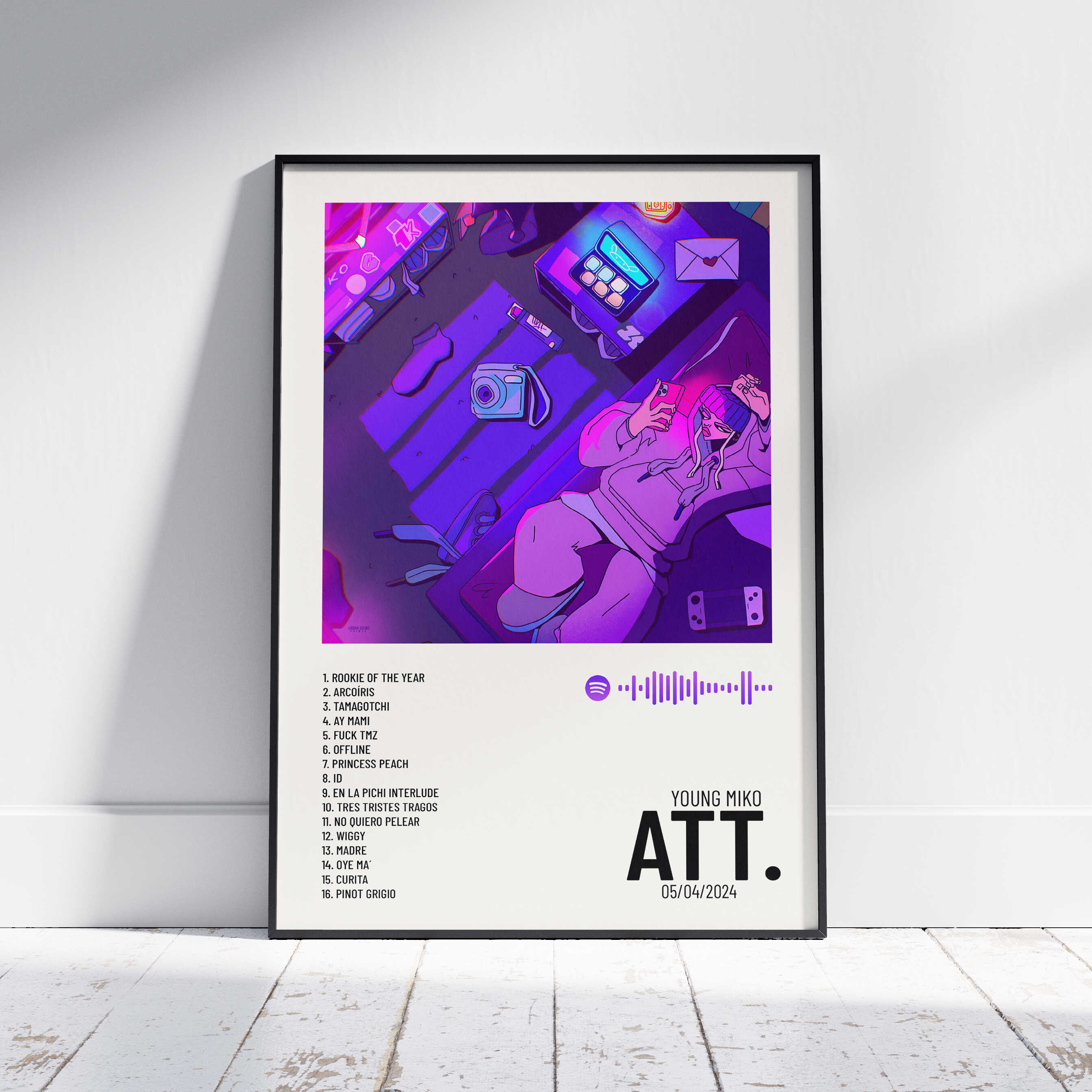 att. - Poster digital Young Miko – Urban Sound Prints