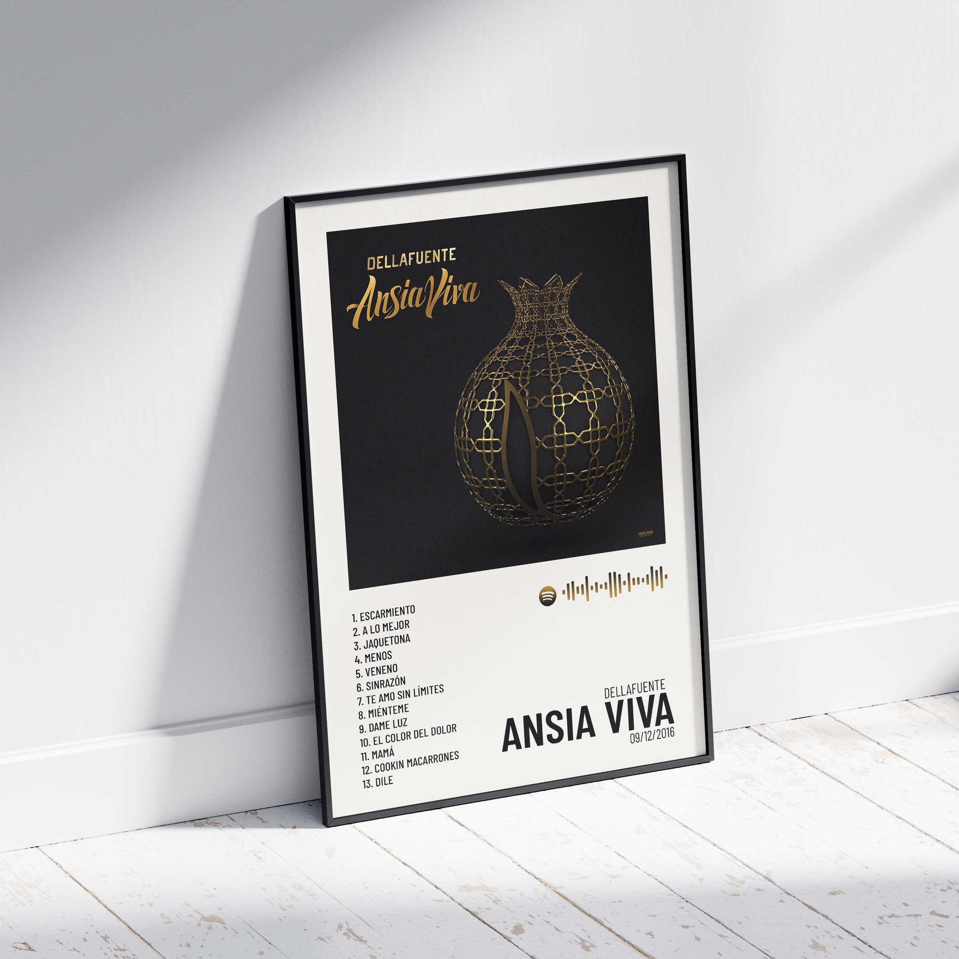 Ansia Viva Poster digital DELLAFUENTE – Urban Sound Prints