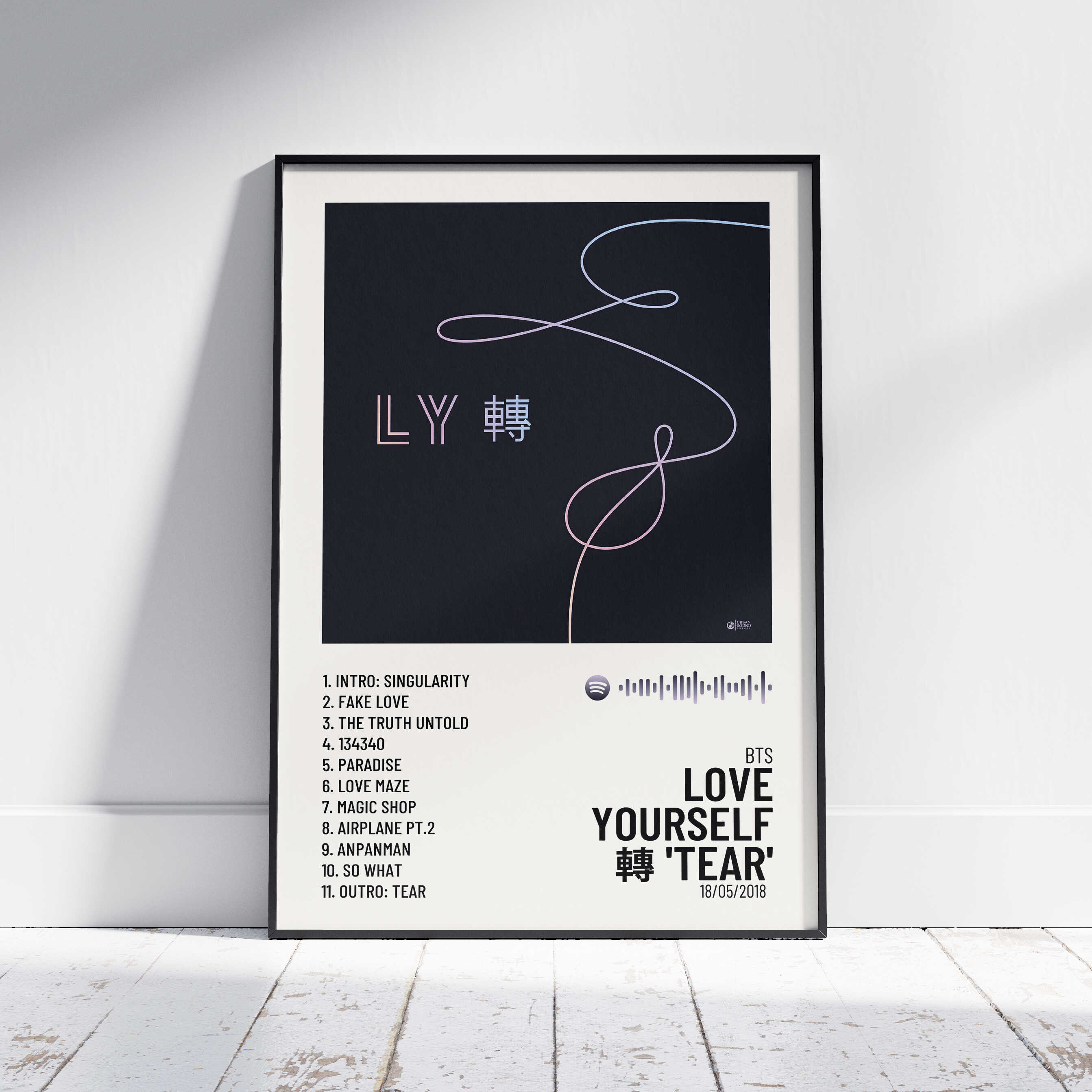 Love Yourself 轉 'Tear' - Poster digital álbum BTS – Urban Sound