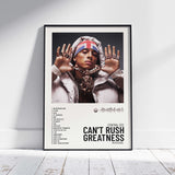 CAN'T RUSH GREATNESS