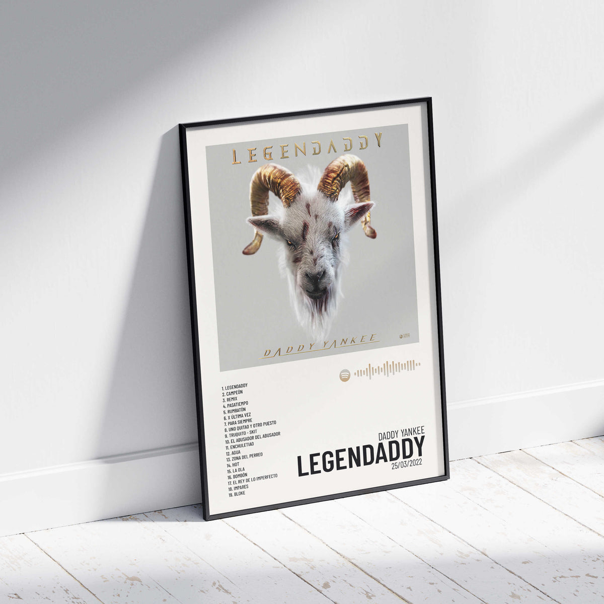 Legendaddy LEGENDADDY - Poster digital álbum Daddy Yankee – Urban Sound Prints