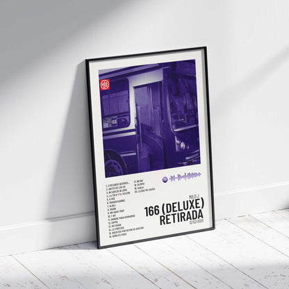 166 (DELUXE) retirada Poster digital álbum Milo J Urban Sound Prints