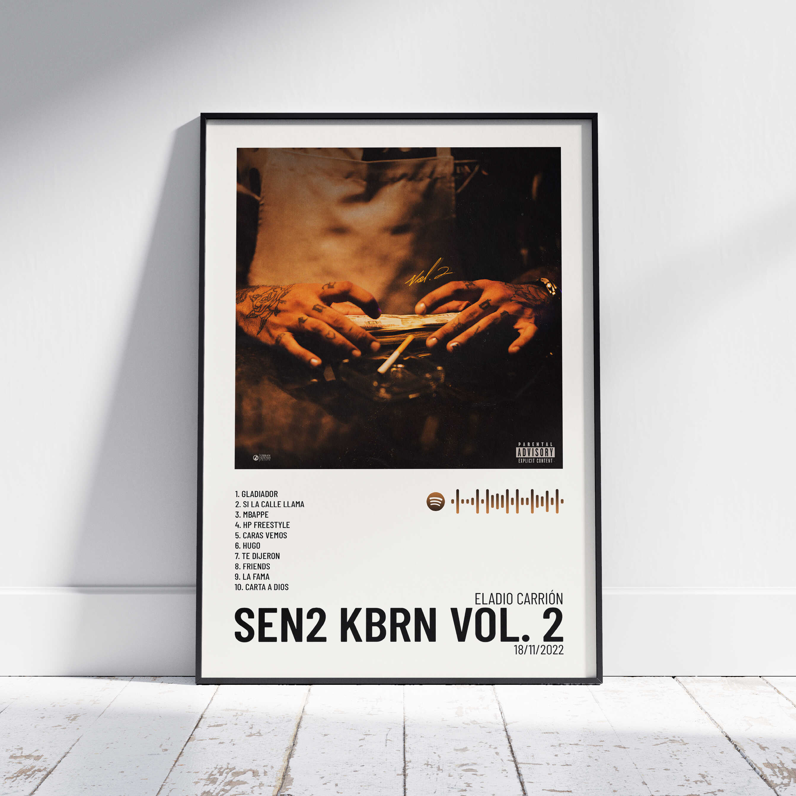 Sen2 SEN2 KBRN VOL. 2 - Poster digital Eladio Carrión – Urban Sound Prints