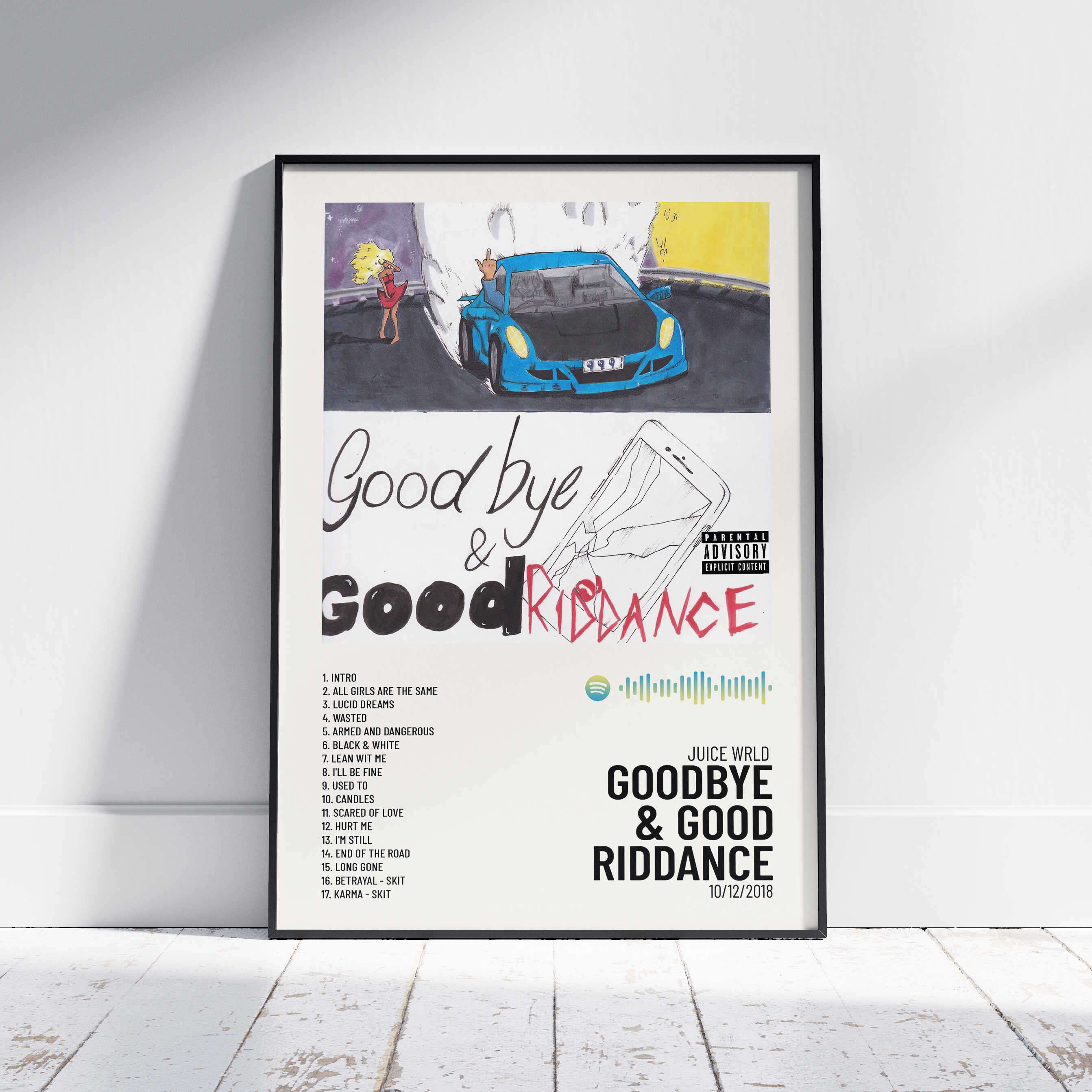 Goodbye & Good Riddance - Poster digital álbum Juice WRLD – Urban Sound ...