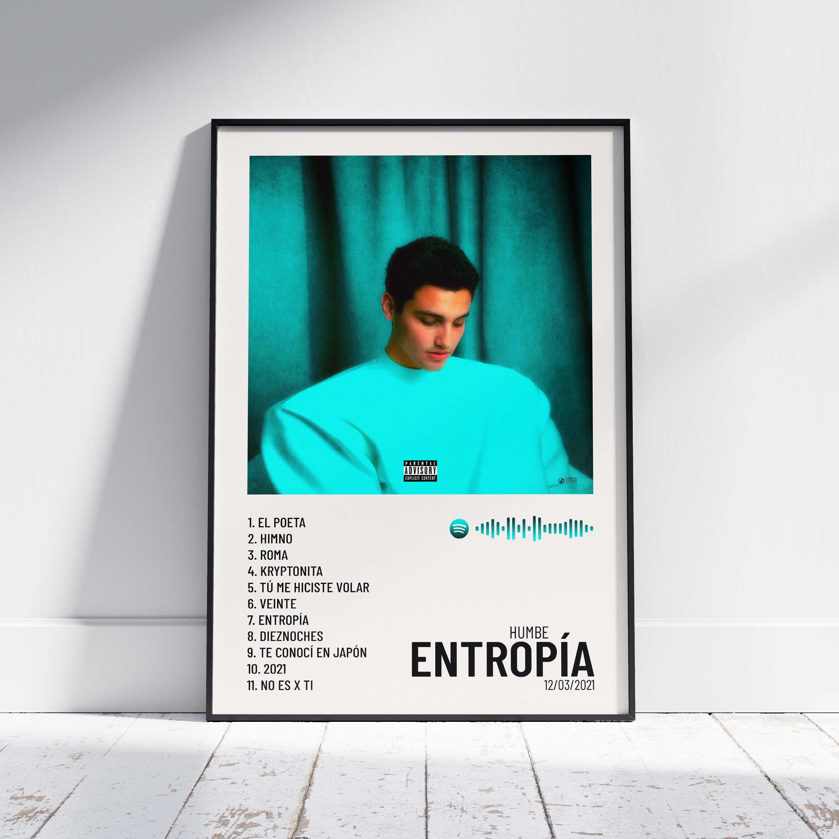 Entopia Sound Entropía - Poster digital álbum Humbe – Urban Sound Prints
