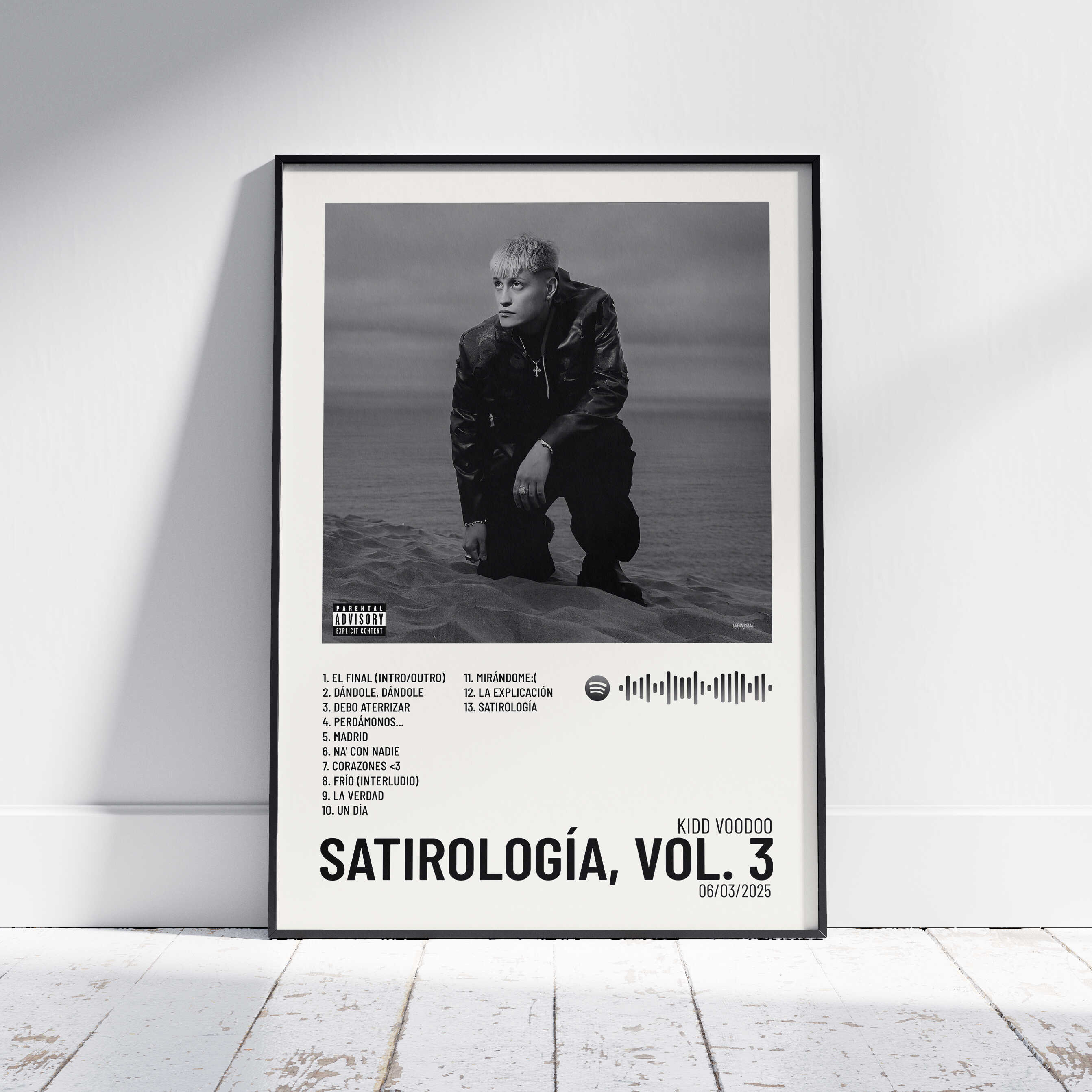 Satirología, Vol. 3 - Poster digital álbum Kidd Voodoo – Urban Sound Prints