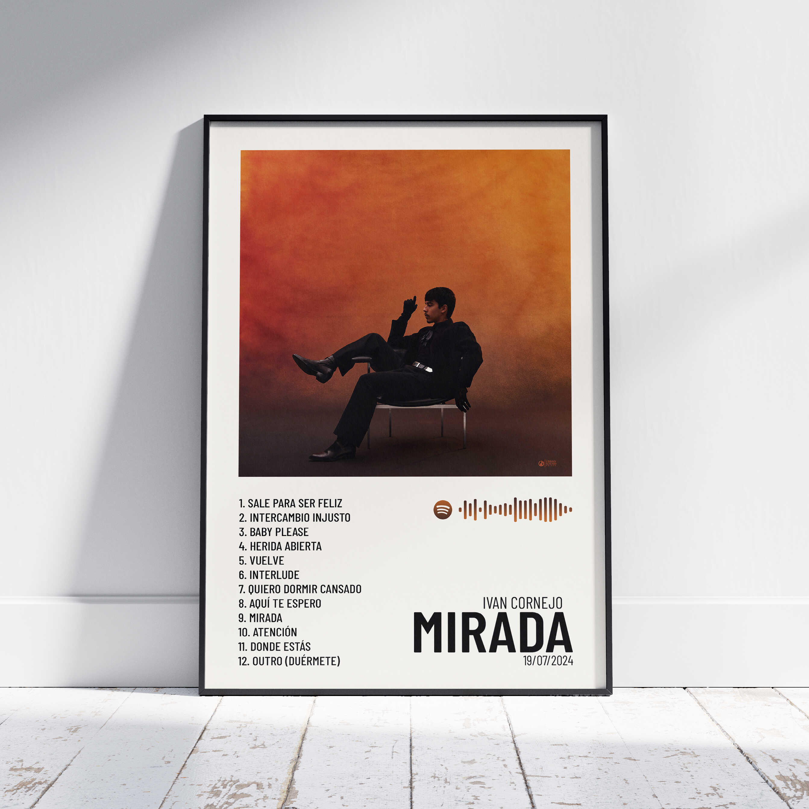 Mitada MIRADA - Poster digital álbum Ivan Cornejo – Urban Sound Prints