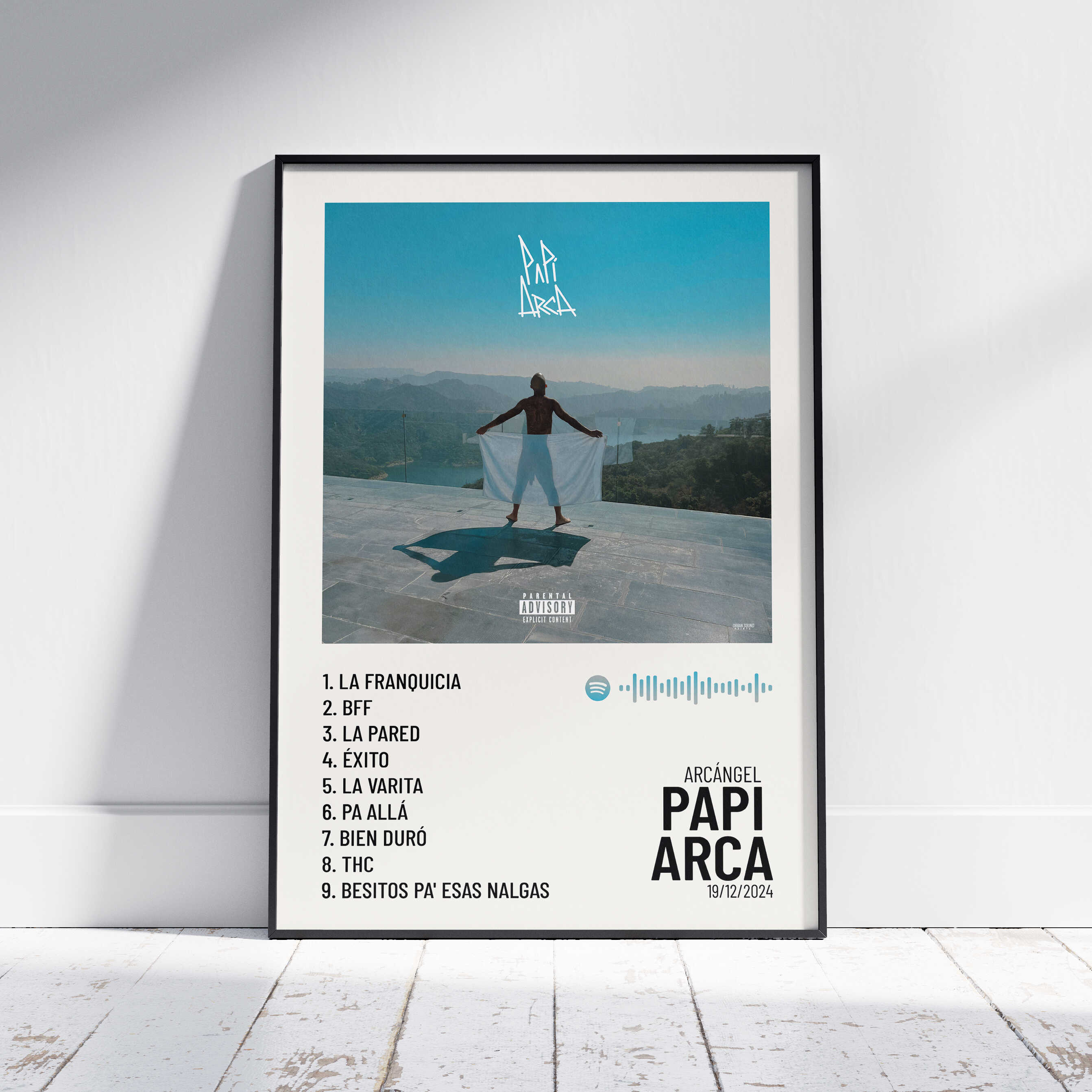 Papi Arca - Poster digital álbum Arcángel – Urban Sound Prints