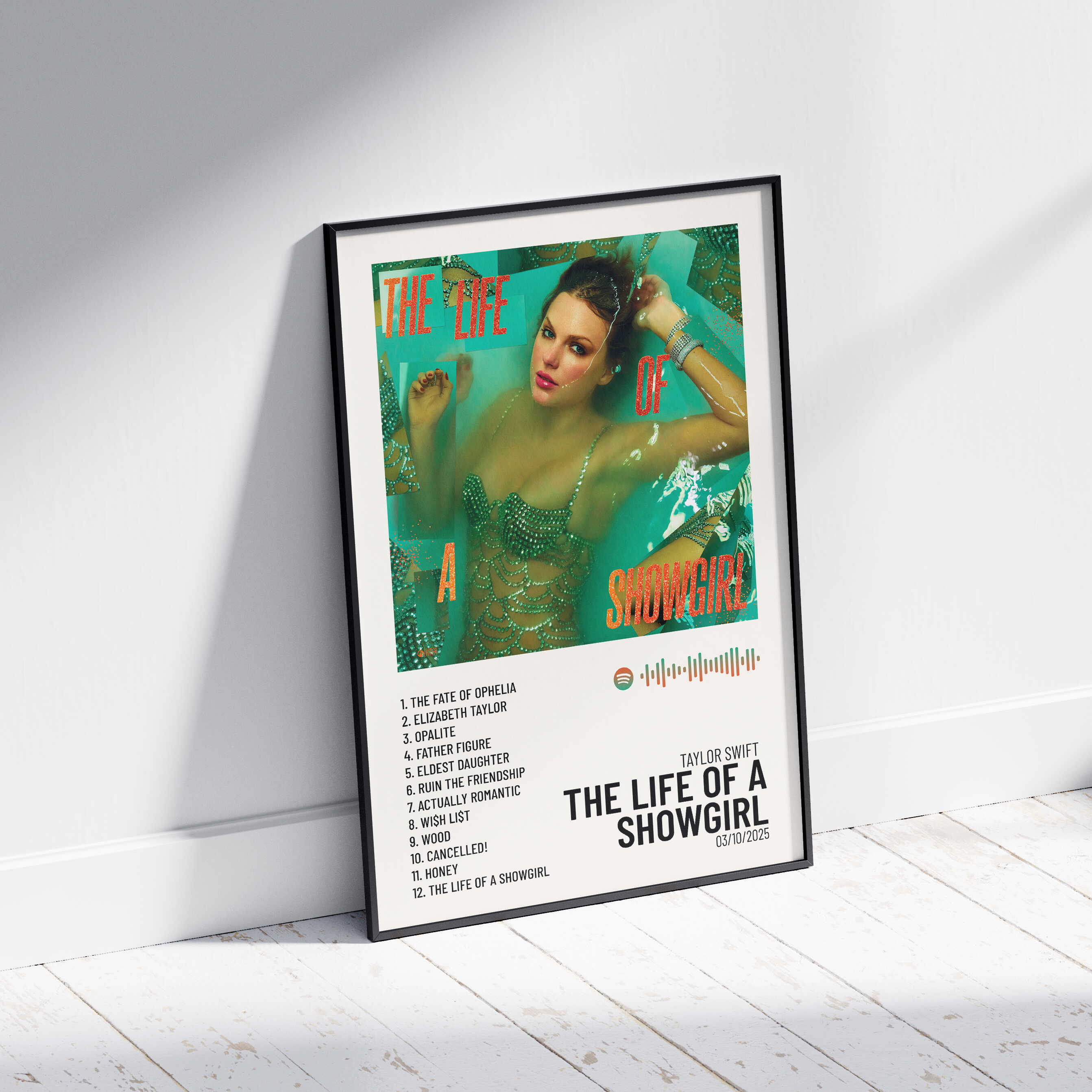 The Life of a Showgirl - Poster digital álbum Taylor Swift – Urban