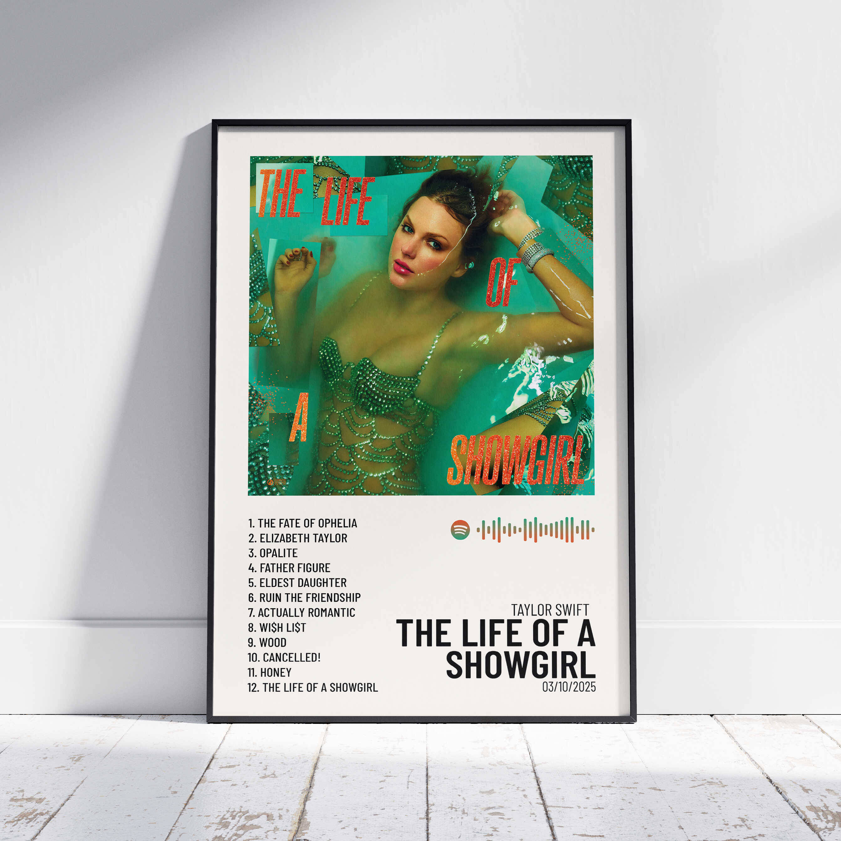 The Life of a Showgirl - Poster digital álbum Taylor Swift – Urban