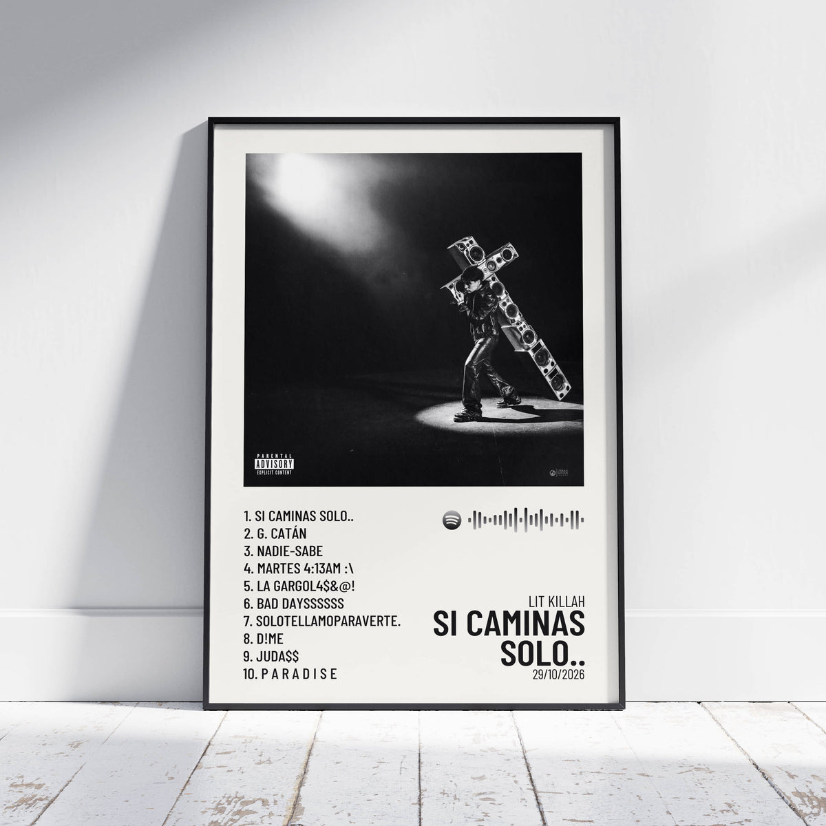 Si Caminas Solo.. — LIT killah — Maqueta frontal